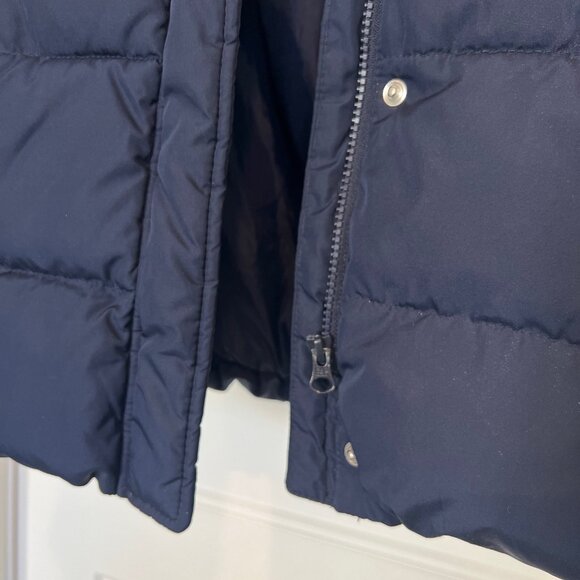 GAP Girls Navy Primaloft ColdControl Ultra Max Puffer Jacket, Size Small (6-7) - Picture 4 of 6